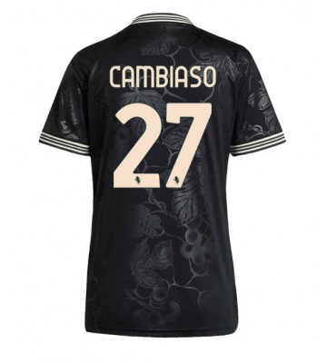 Juventus Andrea Cambiaso #27 Tredjetrøje Dame 2025-26 Kortærmet